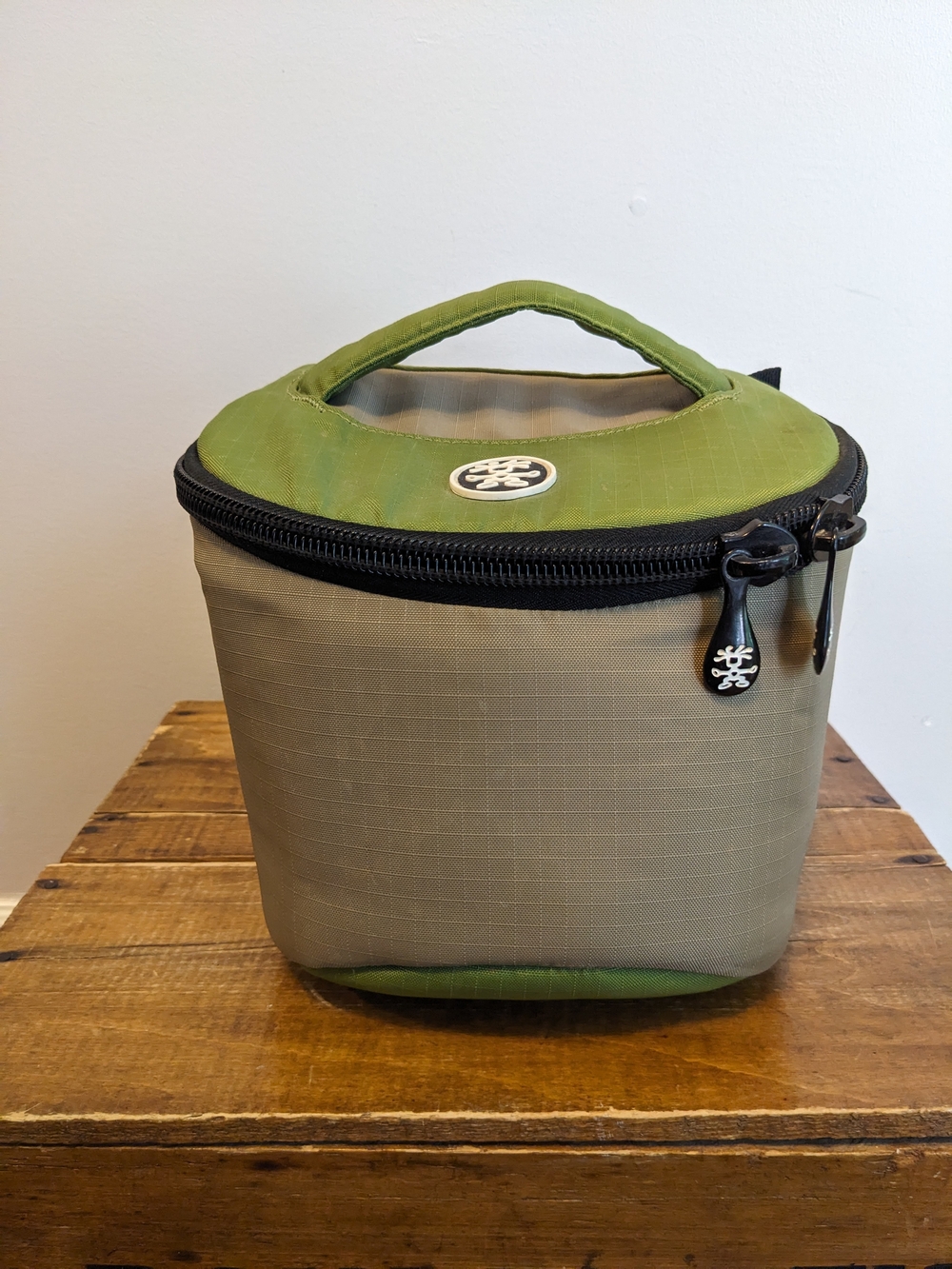 Crumpler Bucket Bag | Green & Olive Camera Lens Carry Bag With 3 Inserts